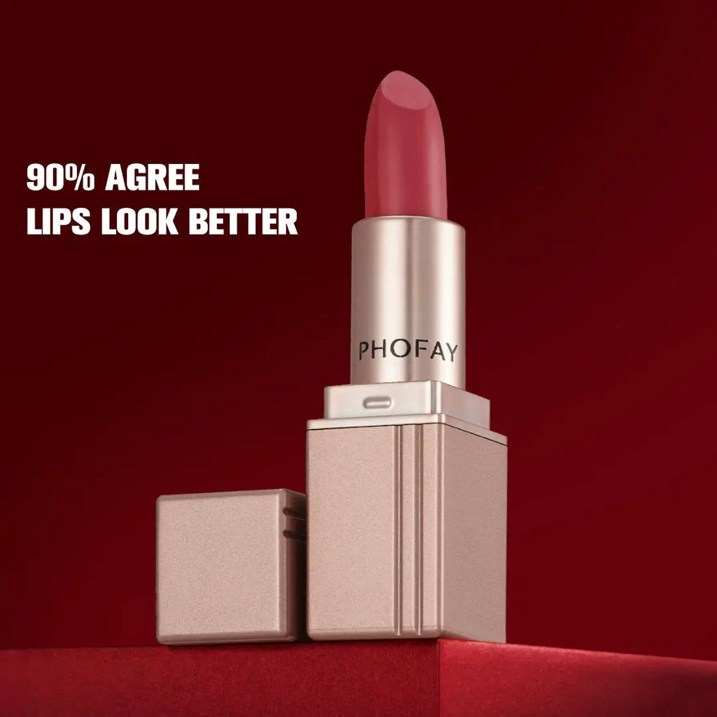 PHOFAY Matte Lipstick ,Waterproof, Long-Wearing, Ceramide-Infused Matte Everware Hub