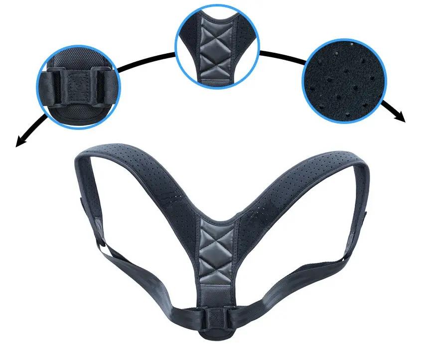 Medical Clavicle Posture Corrector ,Adjustable Back & Shoulder Support Strap for Lower Back Alignment Everware Hub