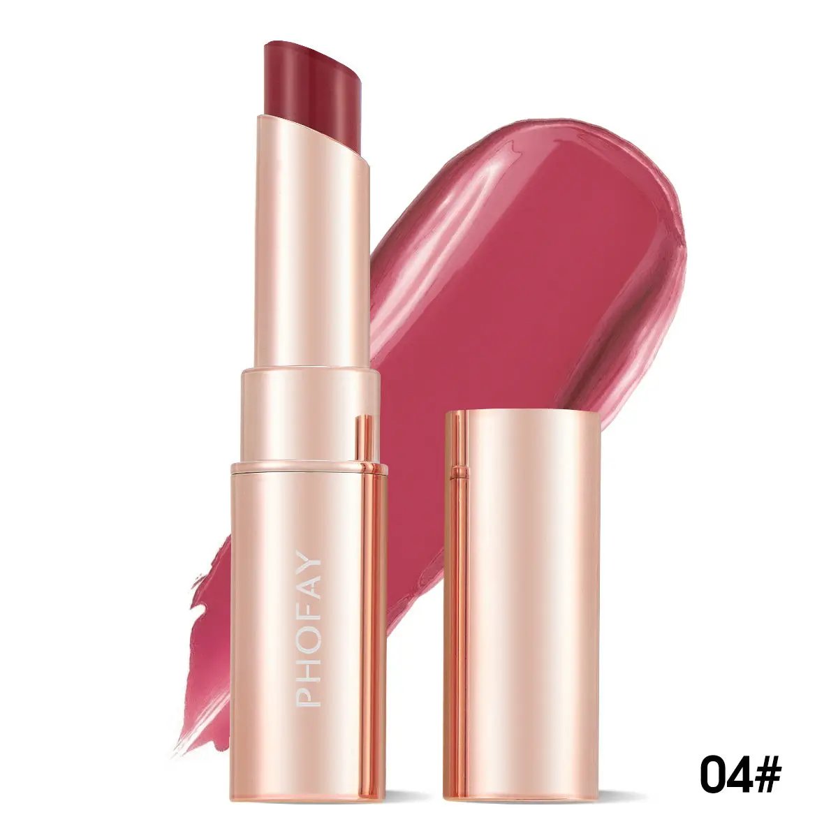 PHOFAY Moisturizing Lipstick, Hydrating, Long Lasting, Vibrant Color Everware Hub