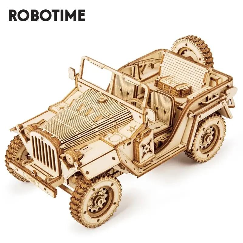 3D Wooden Puzzle Model Army Jeep Kit MC701 ,DIY Toy Gift Everware Hub