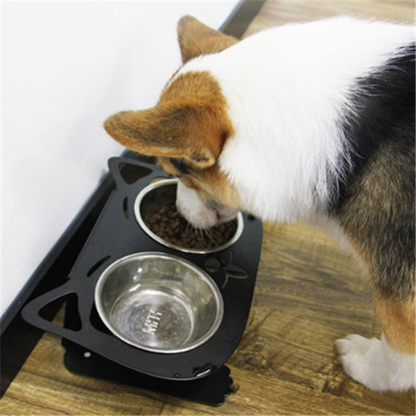 Anti-Falling Cat & Dog Feeding and Water Bowl, Non-Slip, Spill-Resistant Pet Feeder for Food and Water Everware Hub
