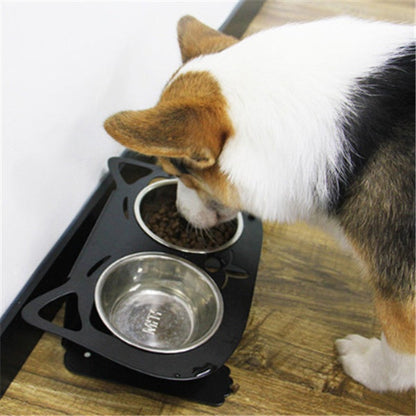 Anti-Falling Cat & Dog Feeding and Water Bowl, Non-Slip, Spill-Resistant Pet Feeder for Food and Water Everware Hub