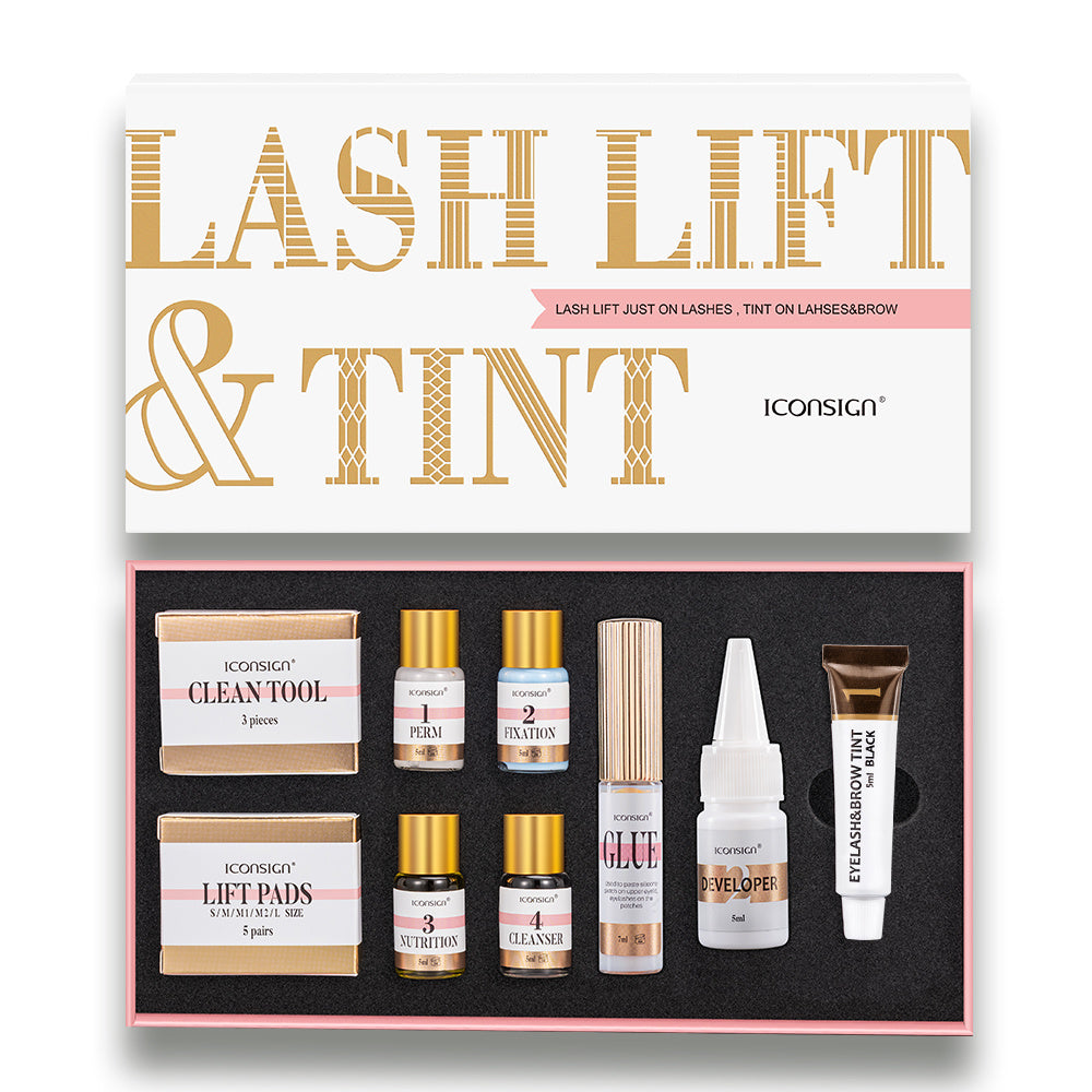 ICONSIGN Lash Lift EyeLash Eyebrow Dye Tint Kit Lashes Perm Set Brow Lamination Makeup Tools Everware Hub