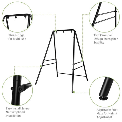 Chairlift with Four-Leg Stand – 133x137x180cm Black Everware Hub