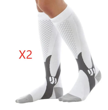 Compression Socks for Men & Women , Athletic Fit for Running, Flight, Travel, Circulation & Muscle Recovery Everware Hub