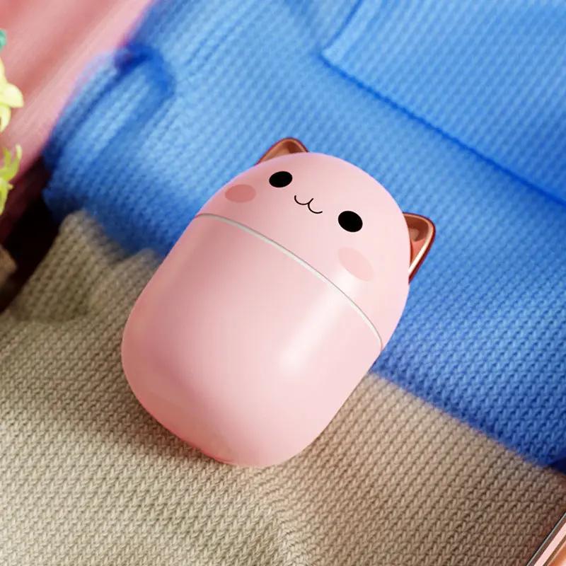 Cute Cat Air Purifier USB, Silent Cool Mist LED Aroma Diffuser Everware Hub