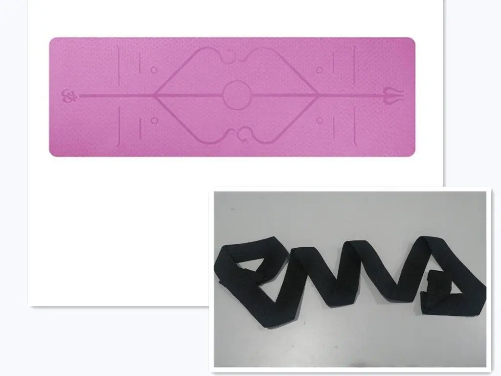 Non-Slip TPE Yoga Mat with Position Line – Eco-Friendly, Anti-Skid Exercise Mat for Beginners & Home Workouts Everware Hub