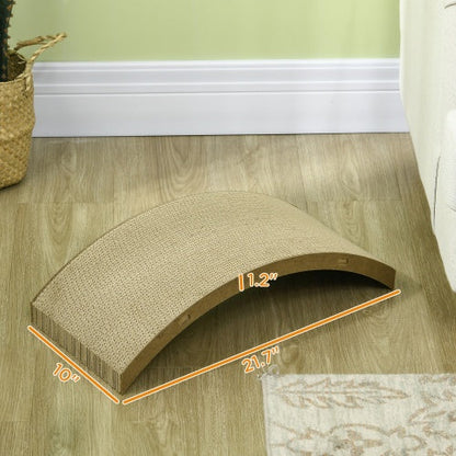 Reversible Cat Scratcher for Indoor Cats – Brown Replacement Scratching Pad for Cat Exercise Wheel , Durable & Eco-Friendly Everware Hub