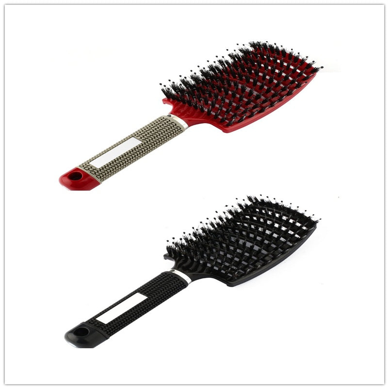 Hairbrush Anti Klit Brushy Haarborstel Women Detangler Hair Brush Bristle Nylon Scalp Massage  Teaser Hair Brush Comb Everware Hub