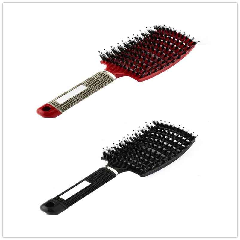 Hairbrush Anti Klit Brushy Haarborstel Women Detangler Hair Brush Bristle Nylon Scalp Massage  Teaser Hair Brush Comb Everware Hub