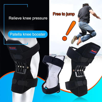 High-Quality Spring Knee Brace Support – Patella Booster for Mountaineering, Squats, and Sports Injury Prevention Everware Hub