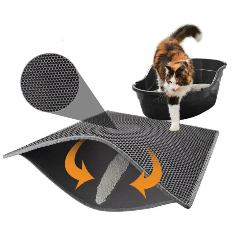 Cat Litter Pad Honeycomb Cat Pad Waterproof Urine Proof Pad Pet Supplies - Everware Hub