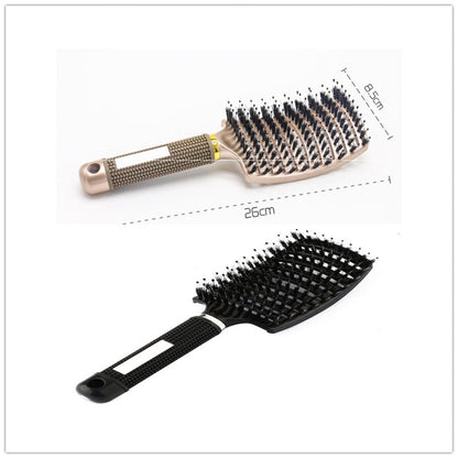 Hairbrush Anti Klit Brushy Haarborstel Women Detangler Hair Brush Bristle Nylon Scalp Massage  Teaser Hair Brush Comb Everware Hub