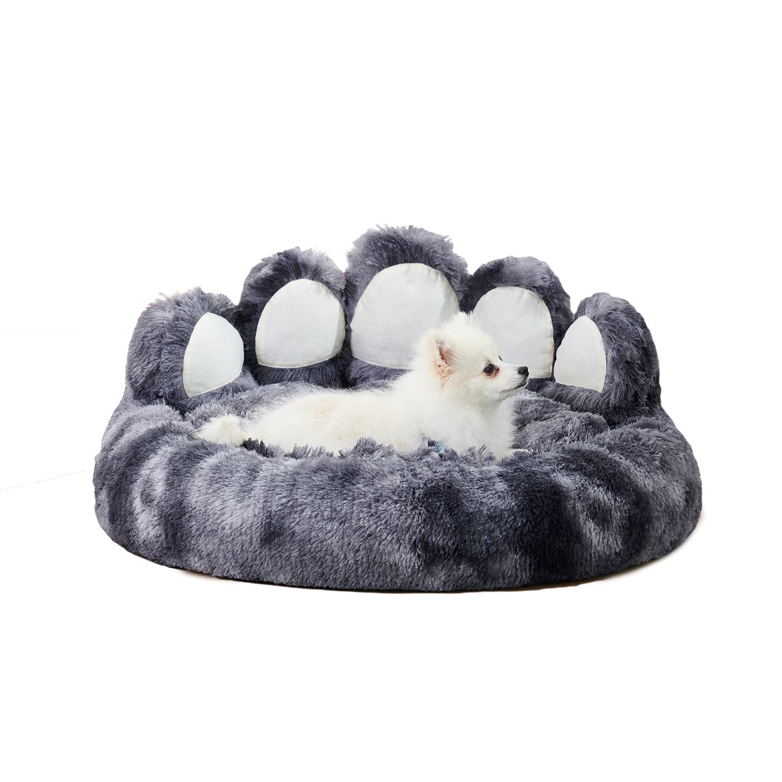 Bear Paw Shaped Dog Bed – Cozy Plush Pet Bed for Small & Medium Dogs and Indoor Cats Everware Hub