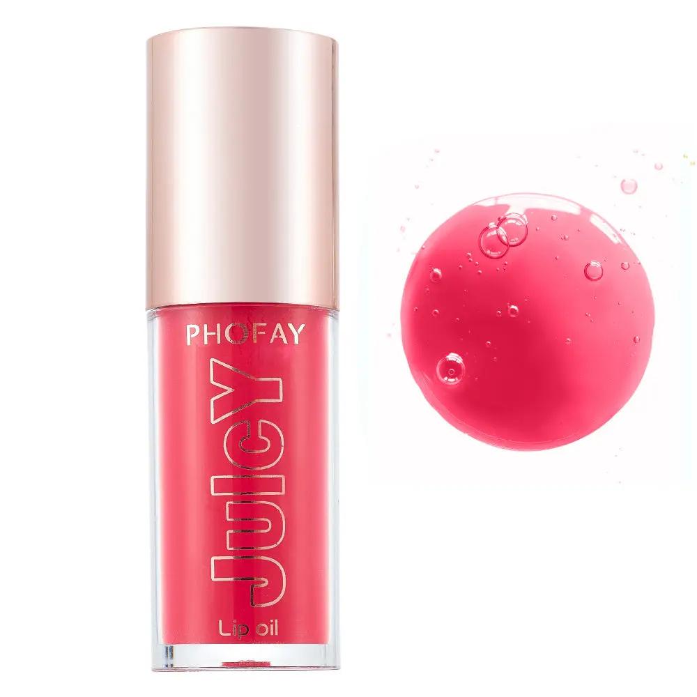 PHOFAY Juicy Lip Oil – Ultra-Hydrating, Sheer Shine Lip Treatment Everware Hub