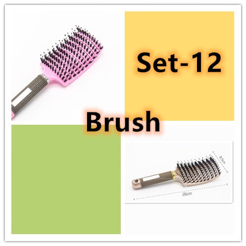 Hairbrush Anti Klit Brushy Haarborstel Women Detangler Hair Brush Bristle Nylon Scalp Massage  Teaser Hair Brush Comb Everware Hub