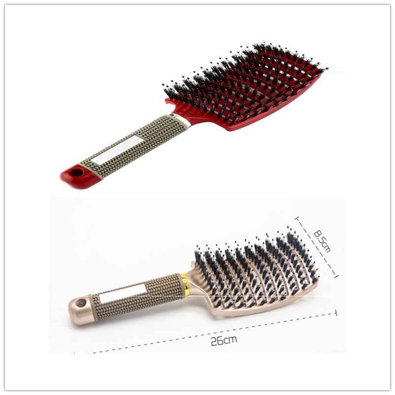 Hairbrush Anti Klit Brushy Haarborstel Women Detangler Hair Brush Bristle Nylon Scalp Massage  Teaser Hair Brush Comb Everware Hub