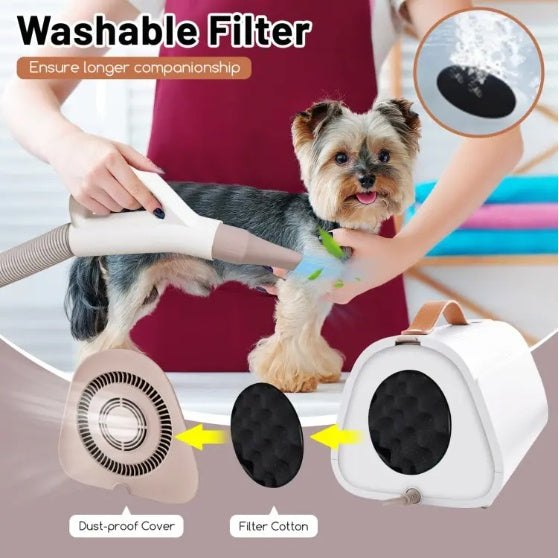 1 Pc Dog Cat Hair Blower With Negative Ion Function And Adjustable Temperature Everware Hub