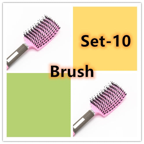 Hairbrush Anti Klit Brushy Haarborstel Women Detangler Hair Brush Bristle Nylon Scalp Massage  Teaser Hair Brush Comb Everware Hub