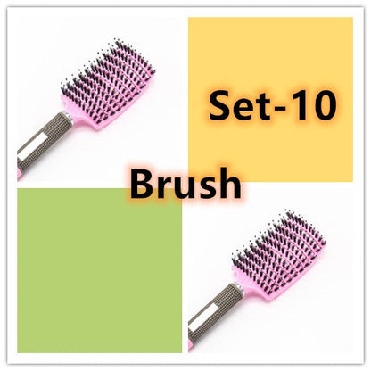 Hairbrush Anti Klit Brushy Haarborstel Women Detangler Hair Brush Bristle Nylon Scalp Massage  Teaser Hair Brush Comb Everware Hub