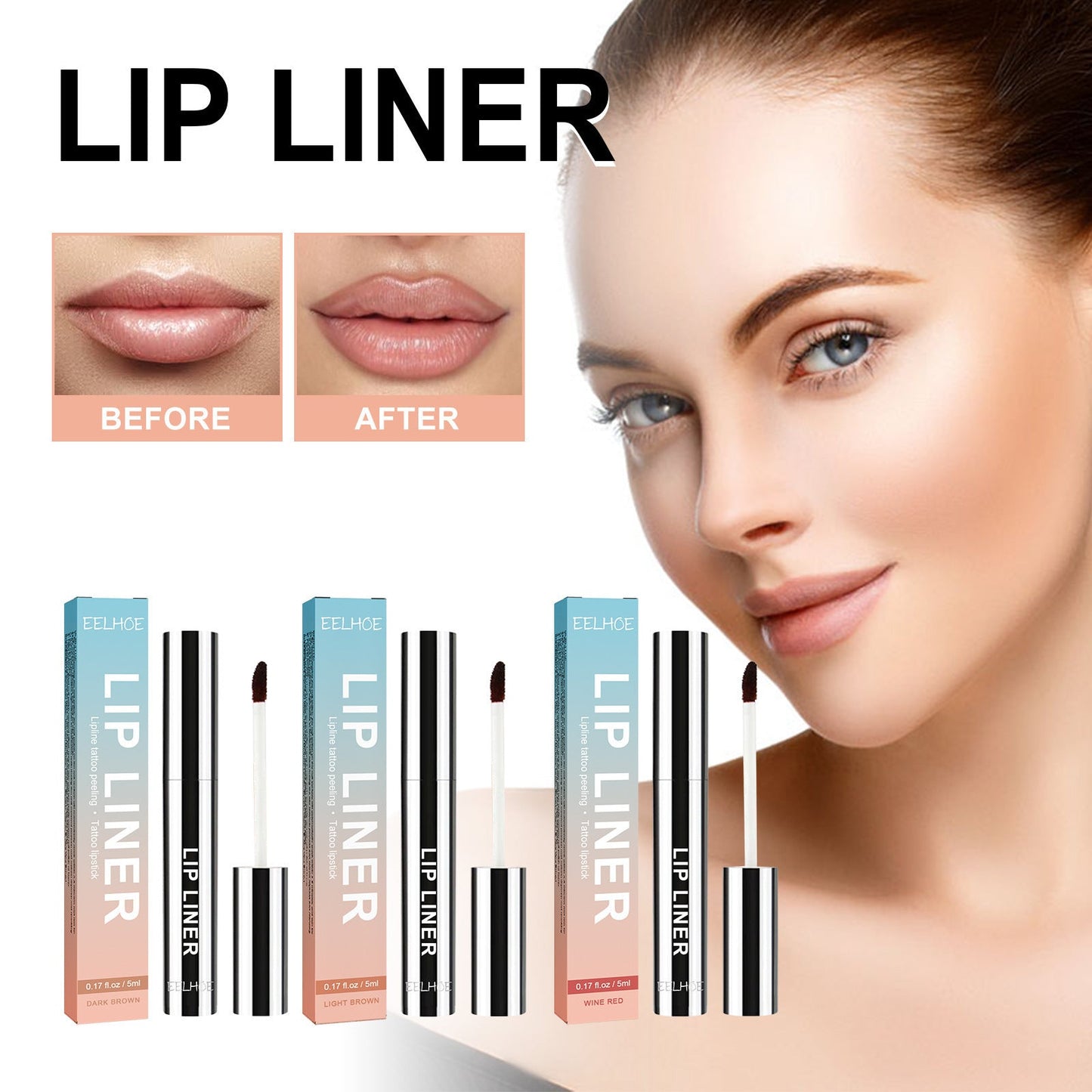 Stripping Lip Liner Outline Waterproof Everware Hub