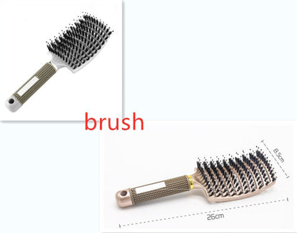 Hairbrush Anti Klit Brushy Haarborstel Women Detangler Hair Brush Bristle Nylon Scalp Massage  Teaser Hair Brush Comb Everware Hub