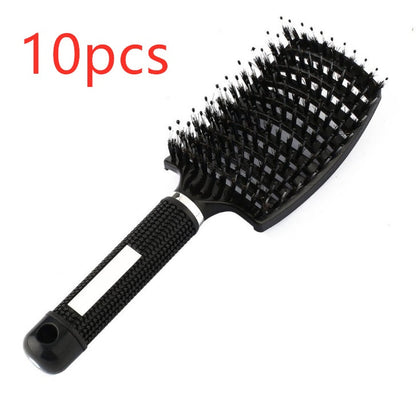 Hairbrush Anti Klit Brushy Haarborstel Women Detangler Hair Brush Bristle Nylon Scalp Massage  Teaser Hair Brush Comb Everware Hub