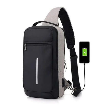 Anti-Theft USB Charging Chest Bag – Crossbody Sling Backpack for Travel, Outdoor & Daily Use Everware Hub