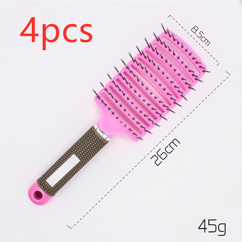 Hairbrush Anti Klit Brushy Haarborstel Women Detangler Hair Brush Bristle Nylon Scalp Massage  Teaser Hair Brush Comb Everware Hub