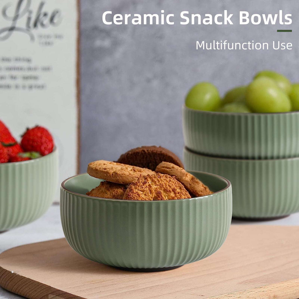Ceramic Bowl Set of 4 – 46oz Kitchen Serving Bowls