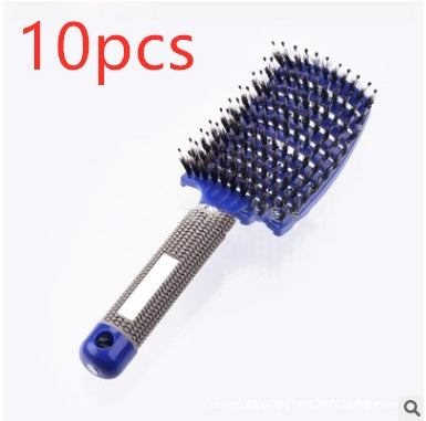 Hairbrush Anti Klit Brushy Haarborstel Women Detangler Hair Brush Bristle Nylon Scalp Massage  Teaser Hair Brush Comb Everware Hub