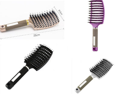 Hairbrush Anti Klit Brushy Haarborstel Women Detangler Hair Brush Bristle Nylon Scalp Massage  Teaser Hair Brush Comb Everware Hub