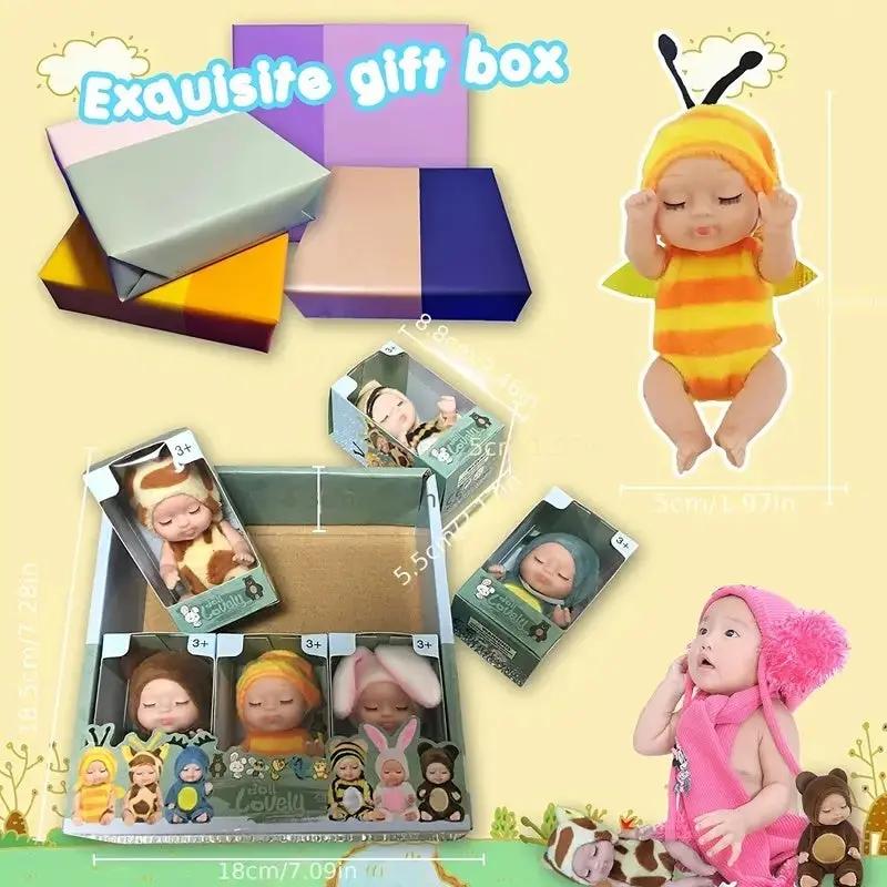 6PCS Princess Doll Gift Set , Holiday & Birthday Gift Box for Girls , Christmas & Halloween Present Everware Hub