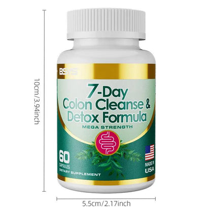 7-Day Colon Cleanse & Detox Formula – Natural Digestive Support Capsules Everware Hub