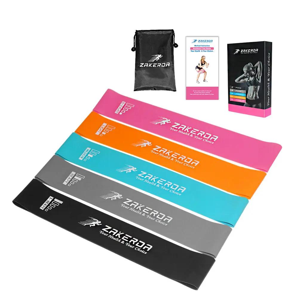Yoga Resistance Bands Set – 0.35mm to 1.1mm Elastic Rubber Bands for Pilates, Home & Outdoor Workouts Everware Hub