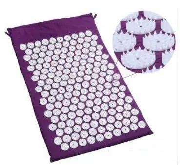 Acupressure Yoga Mat & Pillow Set – Massage Cushion for Back, Neck & Stress Relief Therapy Everware Hub