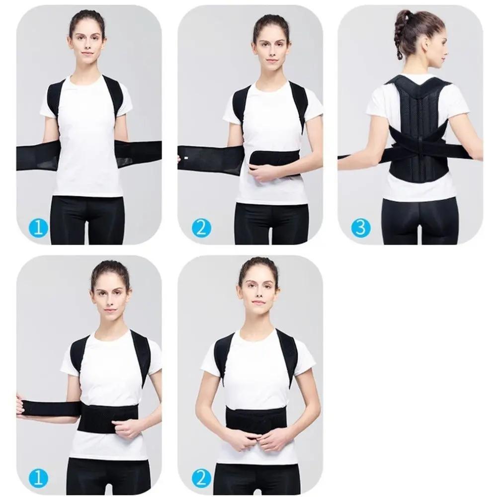 Spine Bending Posture Corrector, Adjustable Back Support Brace for Neck, Shoulder & Upper Back Alignment Everware Hub