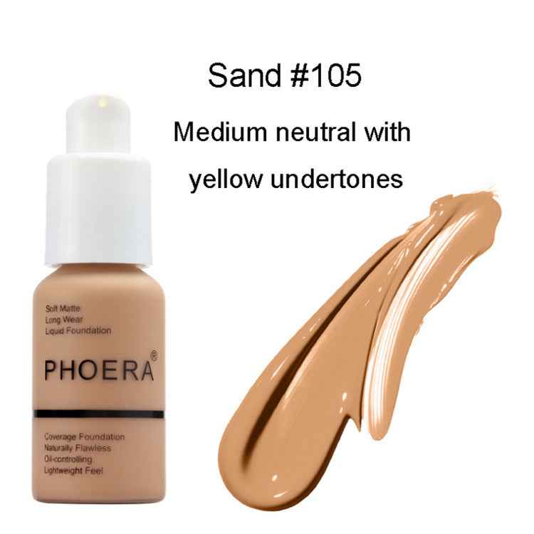 Explosive Press Type Oil Control Natural Color Matte Concealer Foundation Cream Everware Hub