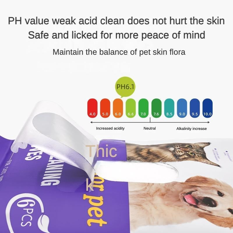 PET Cleaning  Deodorizing Bathing Wipes ForDogs And Cats, Nourish Fur Coconut OilGrooming Wipes For Dogs, Pet Cleaning GlovesWipes For Daily Care And Traveling.Hypoallergenic Everware Hub