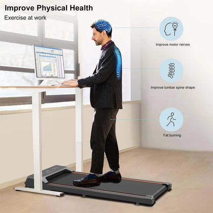 Under Desk Walking Pad ,Portable Treadmill with LED Display Everware Hub