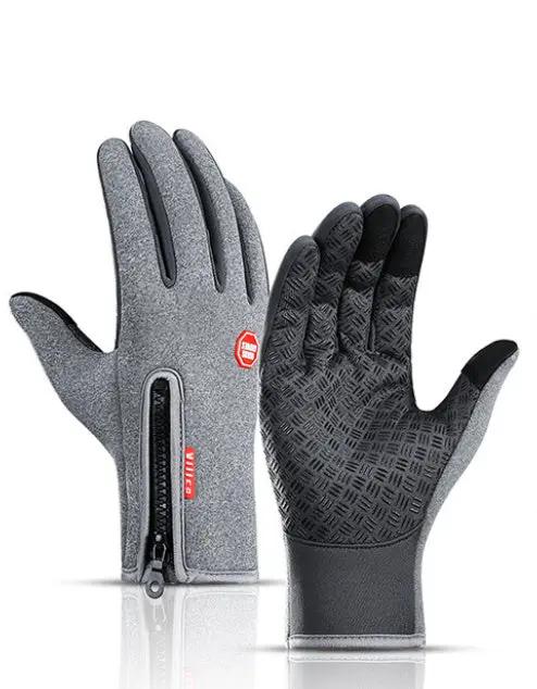 Winter Touchscreen Motorcycle Gloves – Waterproof, Windproof, Fleece-Lined Sports Riding Gloves Everware Hub
