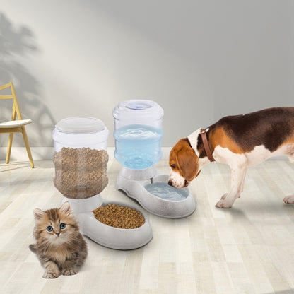 3.5L / 1 Gallon Pet Water Dispenser , Automatic Self-Dispensing Gravity Water Feeder for Cats & Dogs Everware Hub