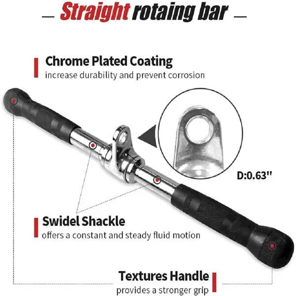 Adjustable Fitness Handlebars – 4-Piece Squat Rack Set Everware Hub