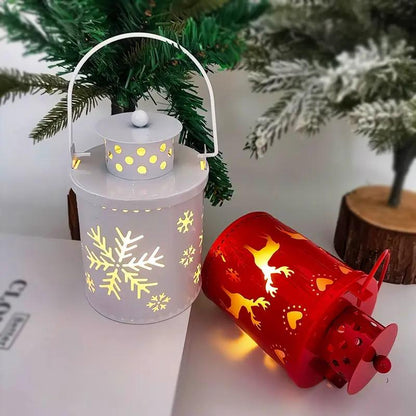 LED Christmas Candle Lanterns, Nordic Style Wind Lights, Electronic Holiday Decorations Everware Hub