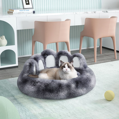 Bear Paw Shaped Dog Bed – Cozy Plush Pet Bed for Small & Medium Dogs and Indoor Cats Everware Hub
