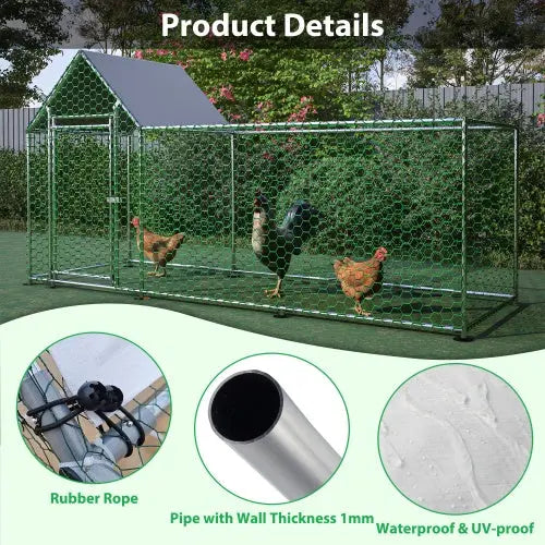 Poultry Habitat Cage With Lid For Chicken Coop Everware Hub