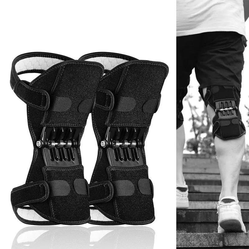 High-Quality Spring Knee Brace Support – Patella Booster for Mountaineering, Squats, and Sports Injury Prevention Everware Hub