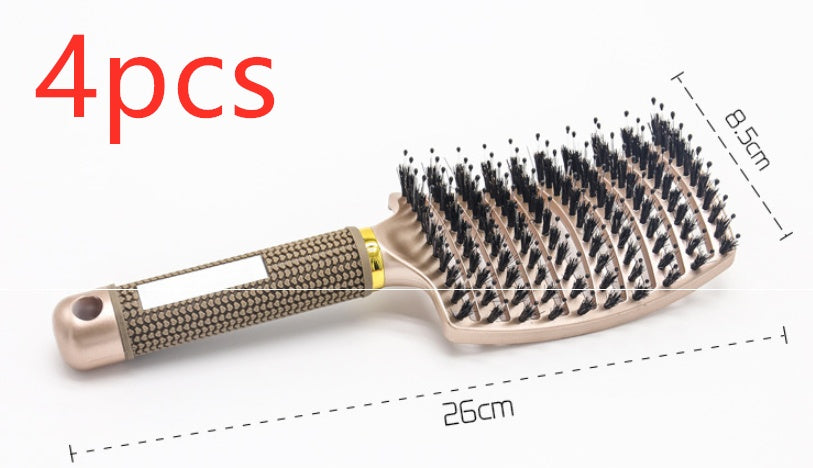 Hairbrush Anti Klit Brushy Haarborstel Women Detangler Hair Brush Bristle Nylon Scalp Massage  Teaser Hair Brush Comb Everware Hub