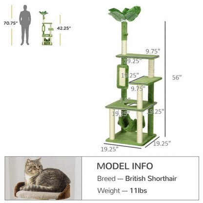 Cattery Cat Climbing Tower Tree – Durable Indoor Cat Furniture Everware Hub