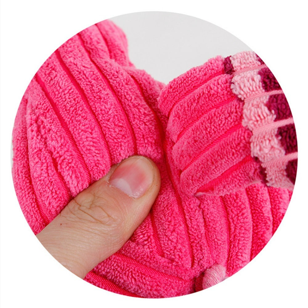 Vocal Animal Plush Dog Toy ,Squeaky Pet Training Plush for Chewing & Teeth Cleaning Everware Hub